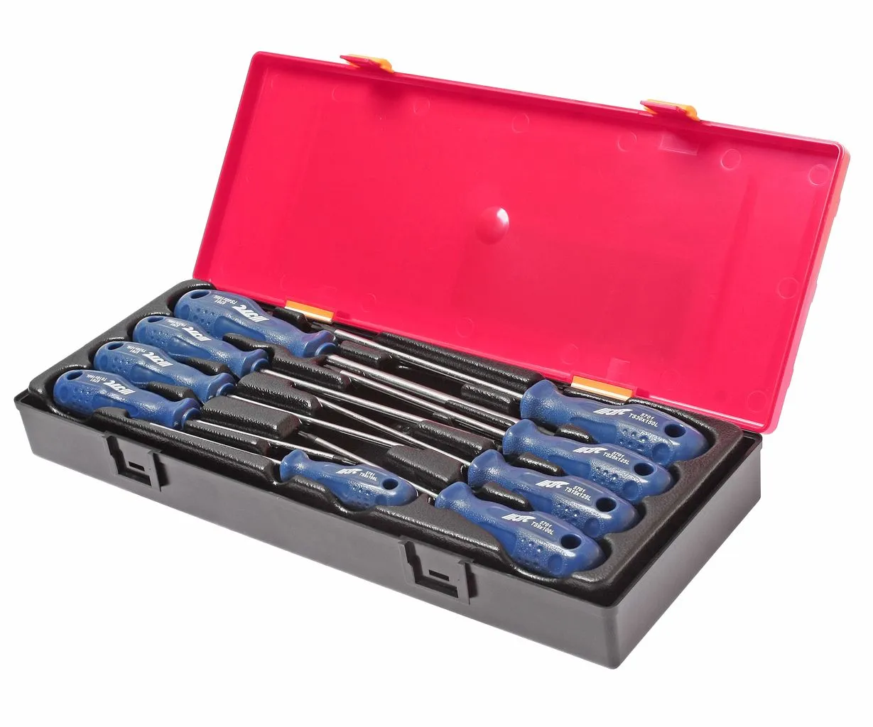 Набор отверток TORX TS8H-TS40H с отверстием 5-гранных 9 предметов в кейсе JTC купить