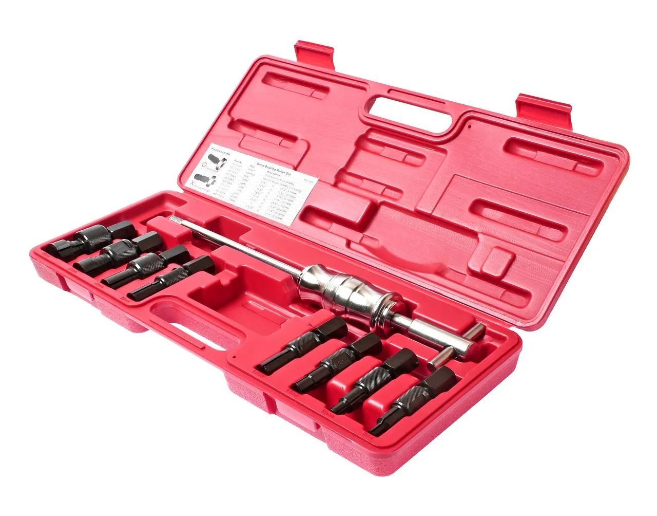 Набор съемников подшипников 9 предметов в кейсе JTC купить