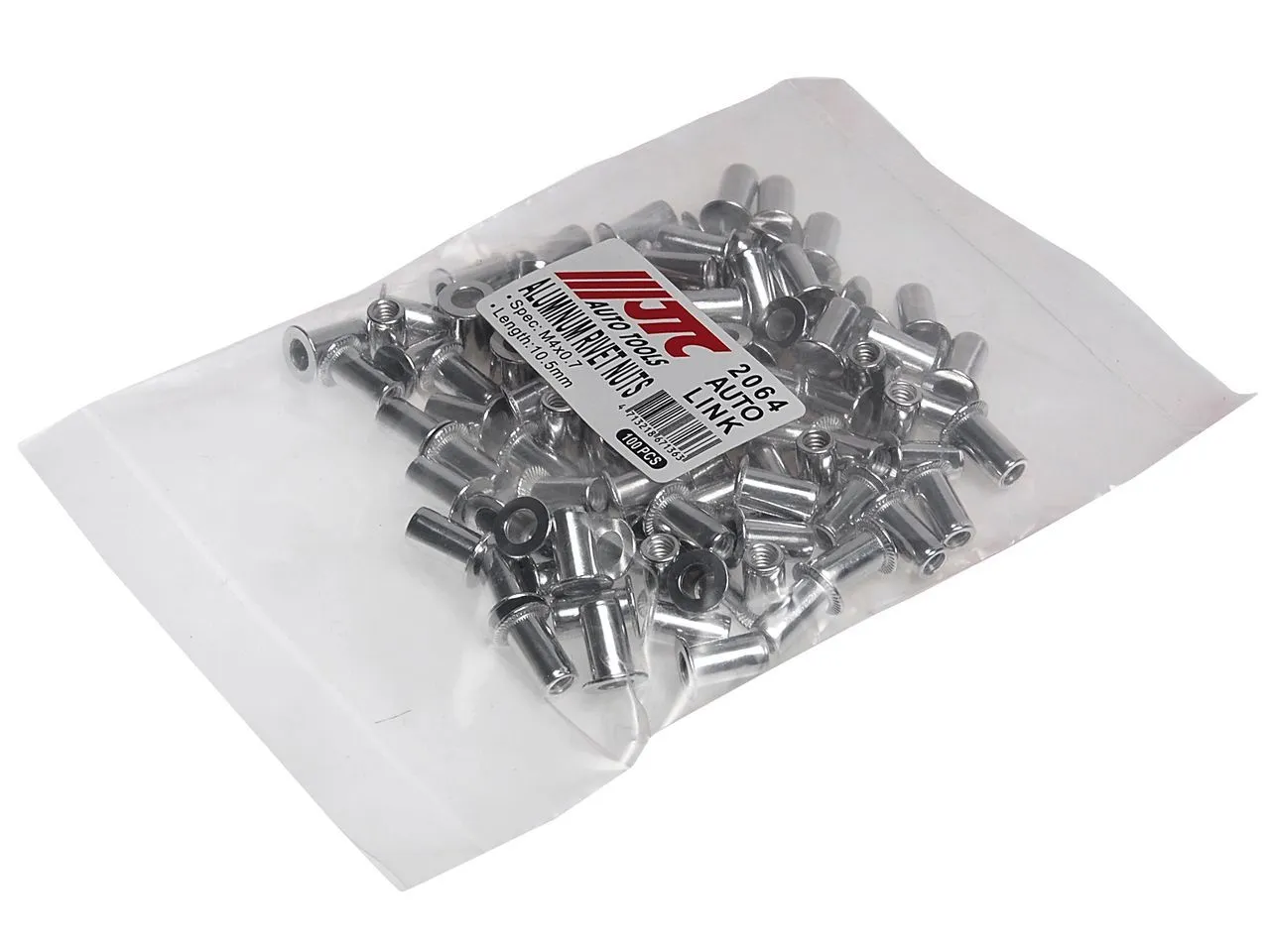 Заклепка резьбовая M4x0.7мм алюминиевая 100шт. JTC купить