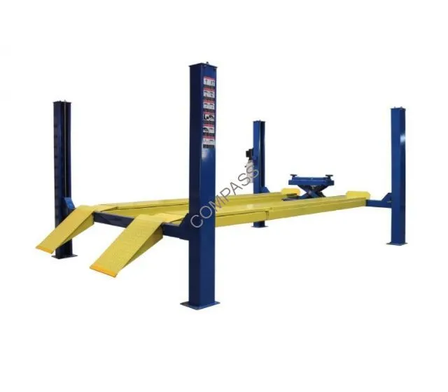 Электрогидравлический подъемник Подъемник 4-х стоечный г/п 3,5т платформы сход-развал, Remax Rossvik 