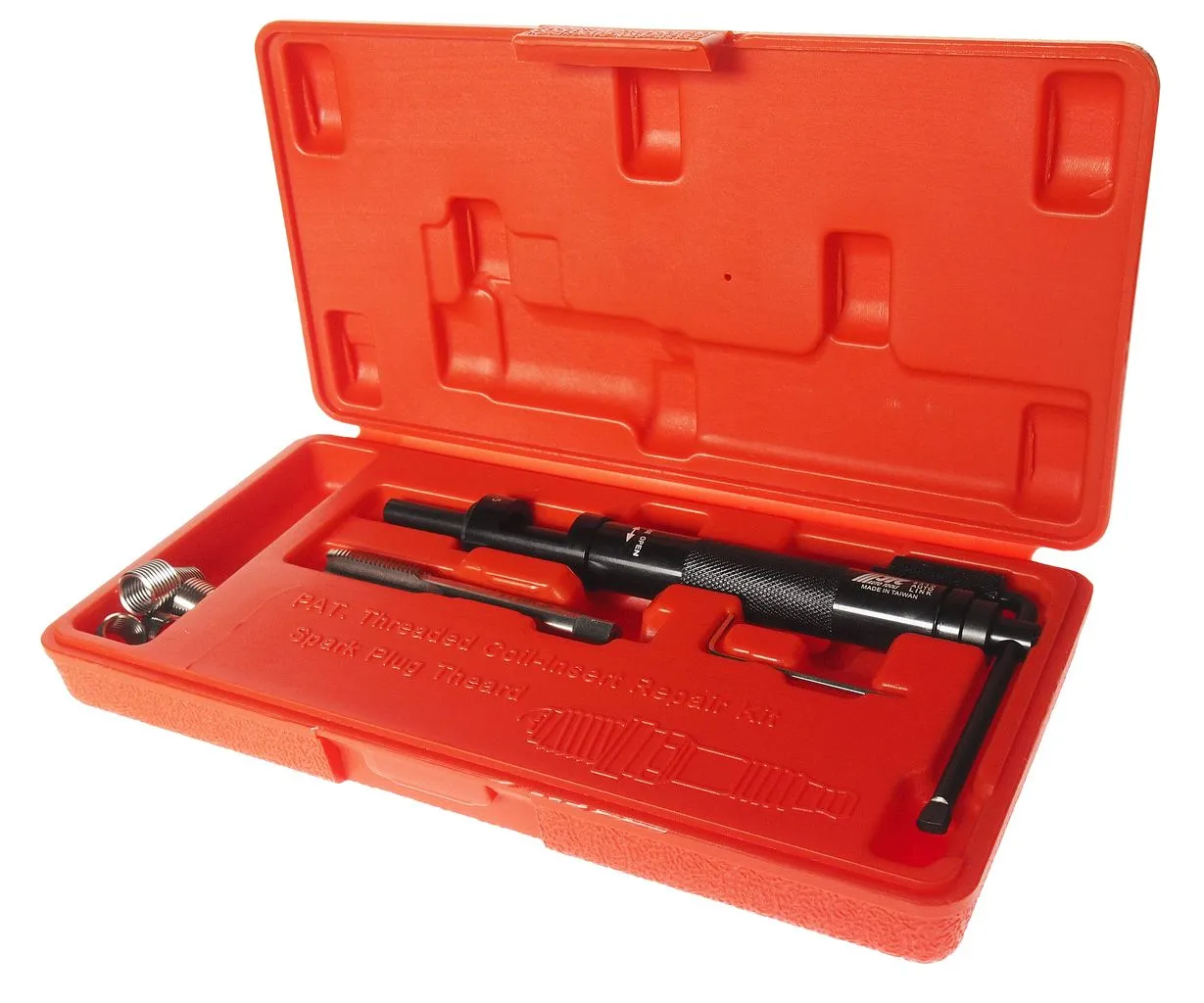 Набор инструментов для восстановления резьбы свечей зажигания (пружинная вставка М11х1.5) 5шт. JTC купить