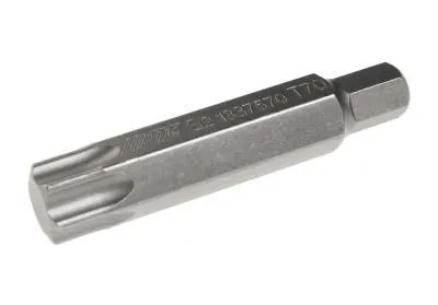Бита TORX Т70х75мм 10мм удлиненная S2 JTC
