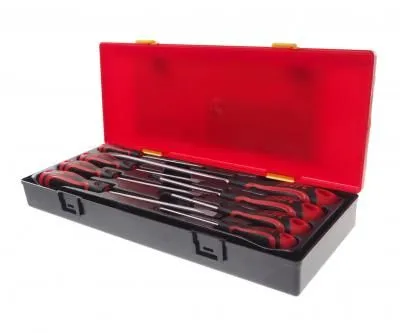 Набор отверток SL 6шт.,PH 2шт. силовых 8 предметов JTC