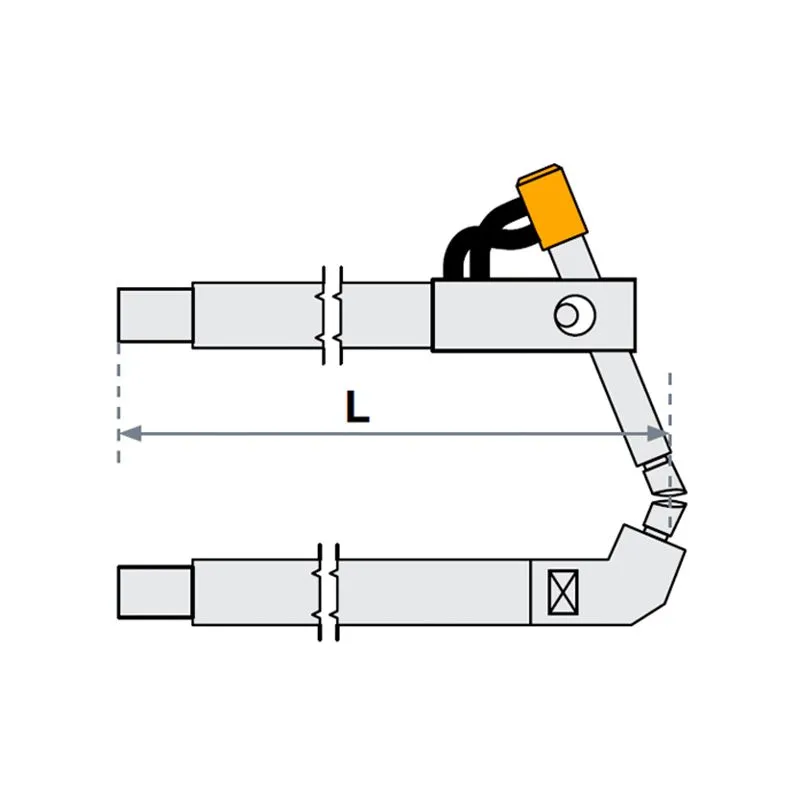 FUBAG Верхнее плечо наклонное O 22 х 200мм для серии SG 4-6