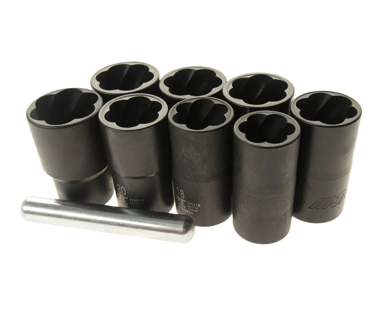 Набор головок для поврежденных болтов 1/2" 17-24мм 9 предметов JTC купить