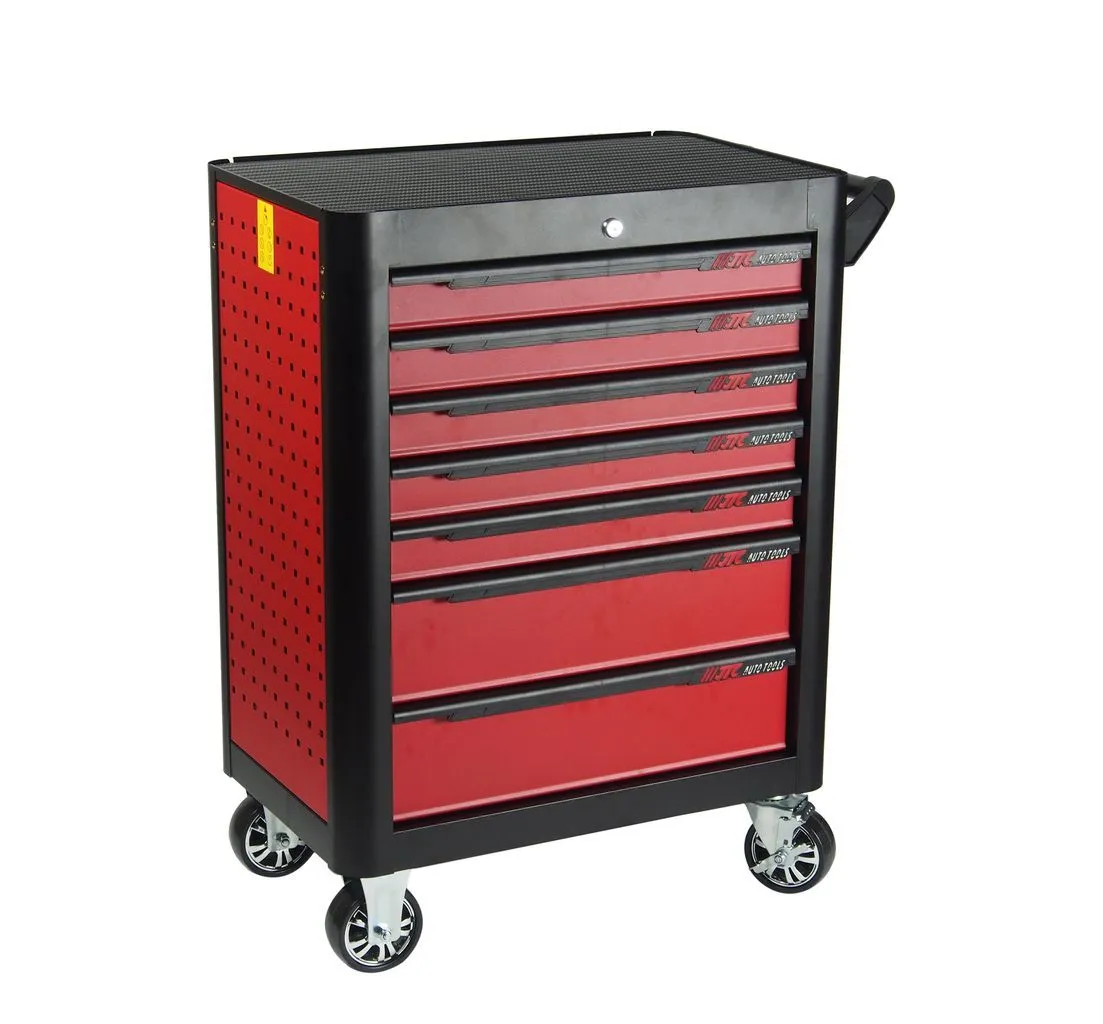 Тележка инструментальная 7 секций красная JTC купить