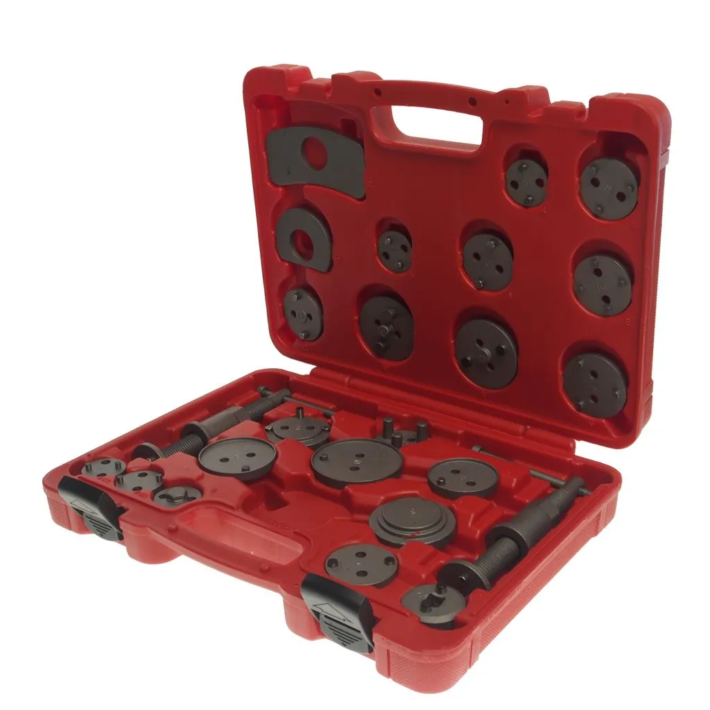 Набор инструментов для сведения тормозных цилиндров 24 предмет JTC купить