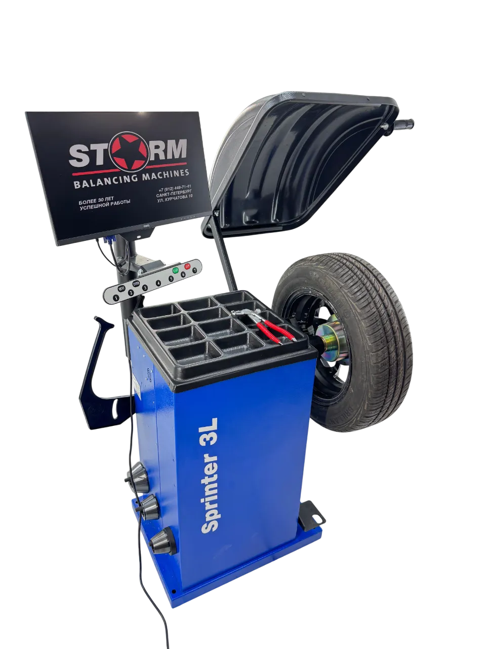Балансировочный станок для колес легковых автомобилей S4 Sprinter 3L