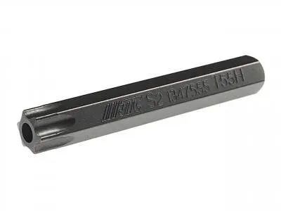 Бита TORX Т55Hх75мм 10мм удлиненная JTC