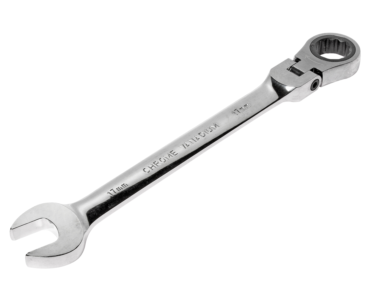 Ключ комбинированный 17х17мм трещоточный шарнирный JTC купить