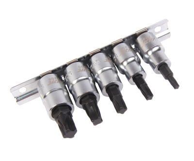 Набор головок для винтов MTS MORTORQ с насадкой 4-лучевых JTC